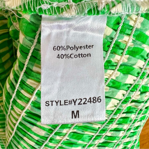 DO+BE Gingham Checked, Ruffled Mini Skirt, M - Picture 5 of 5